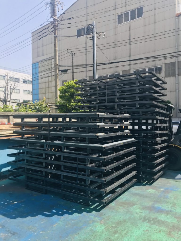 スチールパレット　鉄　溶接　物流　倉庫　運送